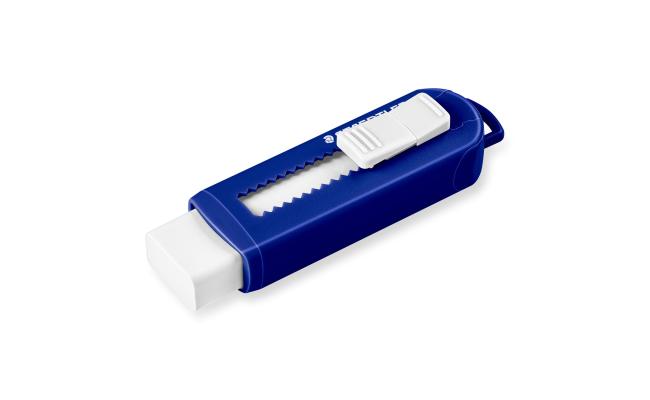 Staedtler Eraser with sliding plastic sleeve White